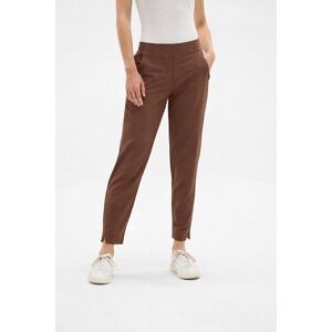 Athleta woman's brown Brooklyn Ankle Pant athletic work casual everyday Size 2